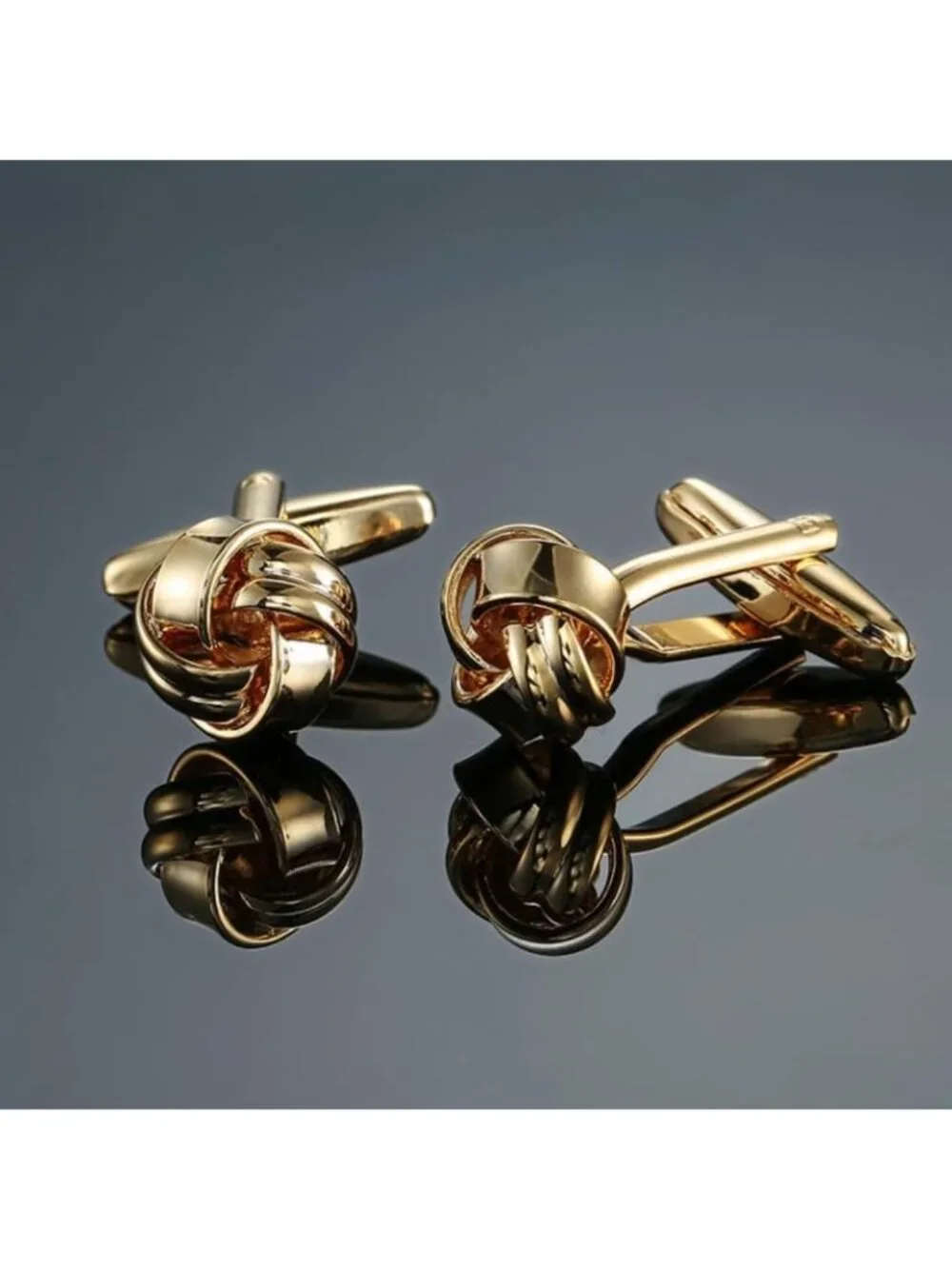 Elegant Gold Cufflinks Set of 4 with Mother of Pearl - Perfect for Weddings